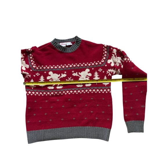 Disney Mickey Mouse Wool Blend Christmas/Holiday Sweater Size Small Unisex - Picture 4 of 7